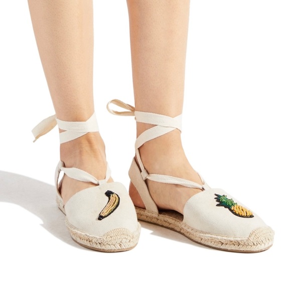 Sabina Jeweled Embellished Espadrille Flat - Picture 1 of 4